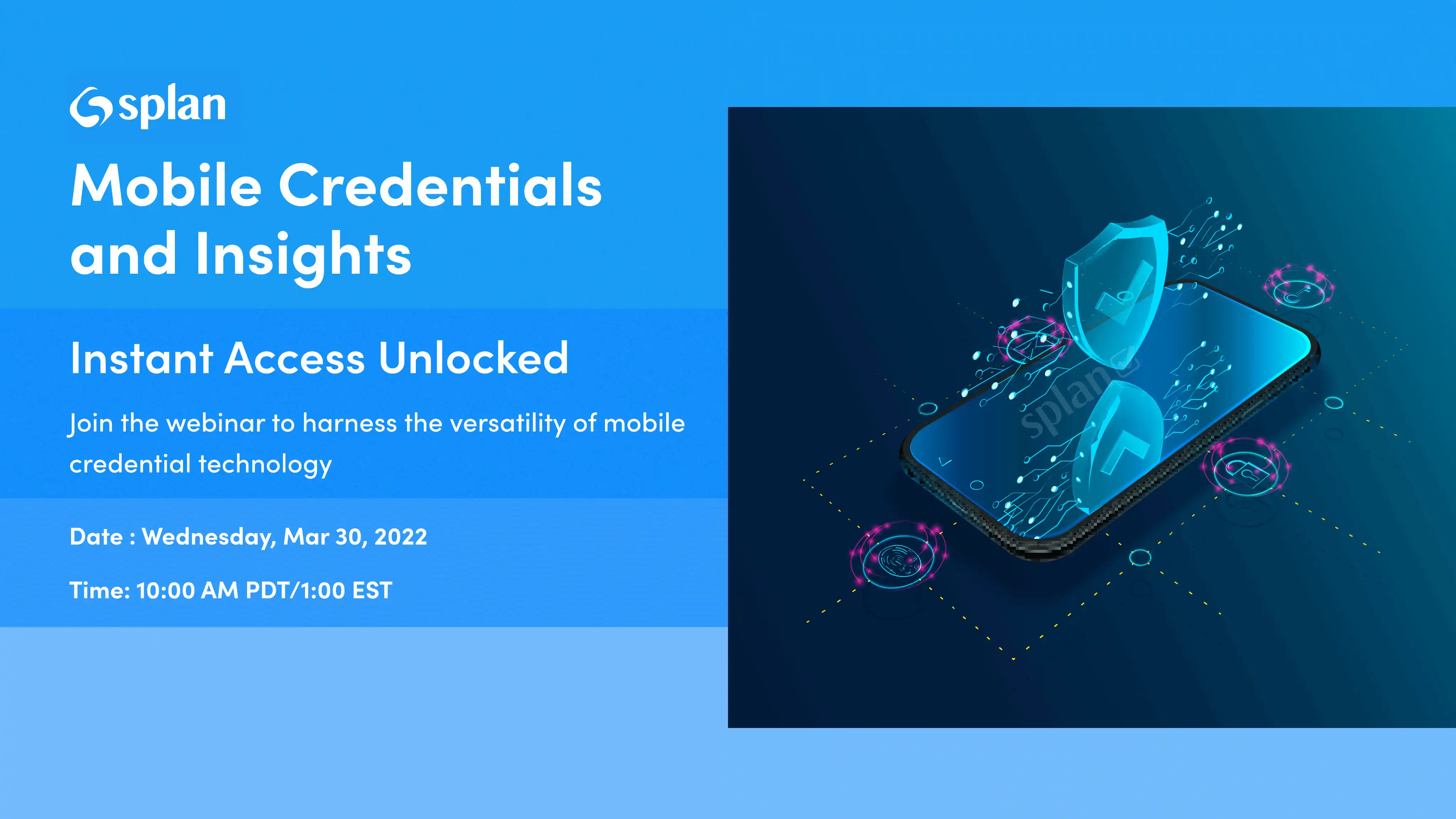 Splan mobile credentials webinar